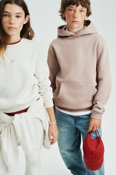 Brushed-inside Hoodie