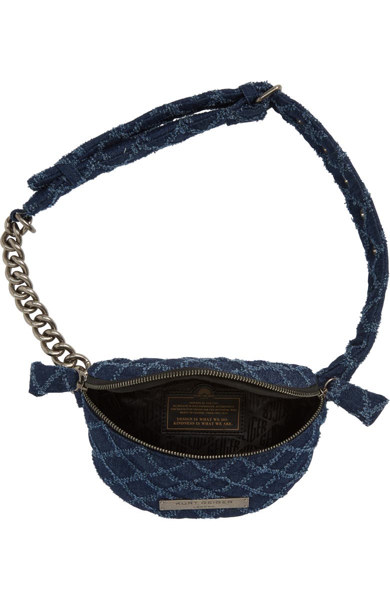 Kurt Geiger London Small Brixton Quilt Belt Bag, Alternate, color,