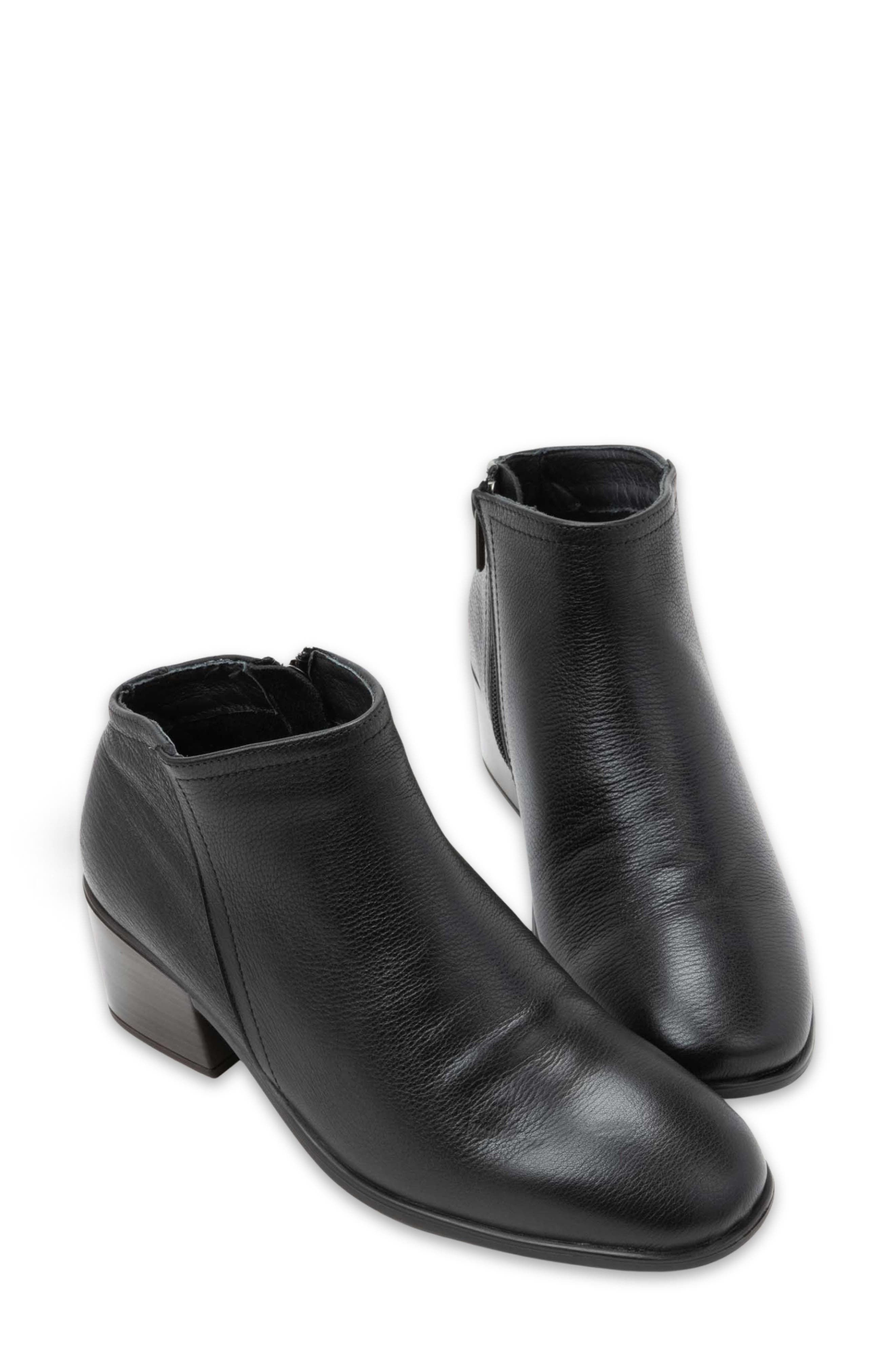 Naot Heir Bootie, Alternate, color, Black Leather