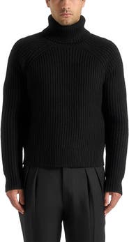 Manière De Voir Rudy Roll Neck Chunky Knit Jumper
