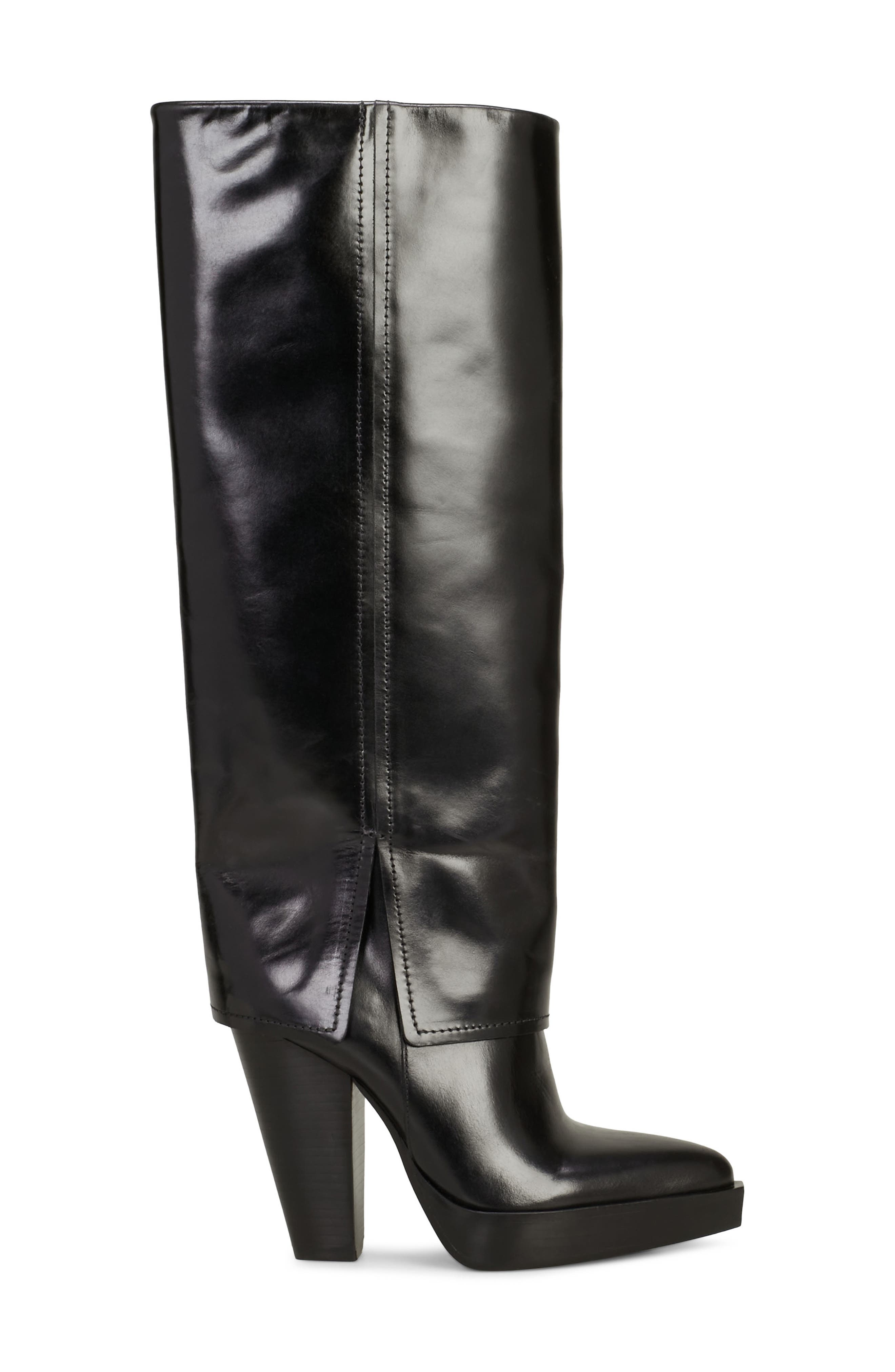 Vince Camuto Nanfala Foldover Shaft Pointed Toe Boot, Alternate, color, 