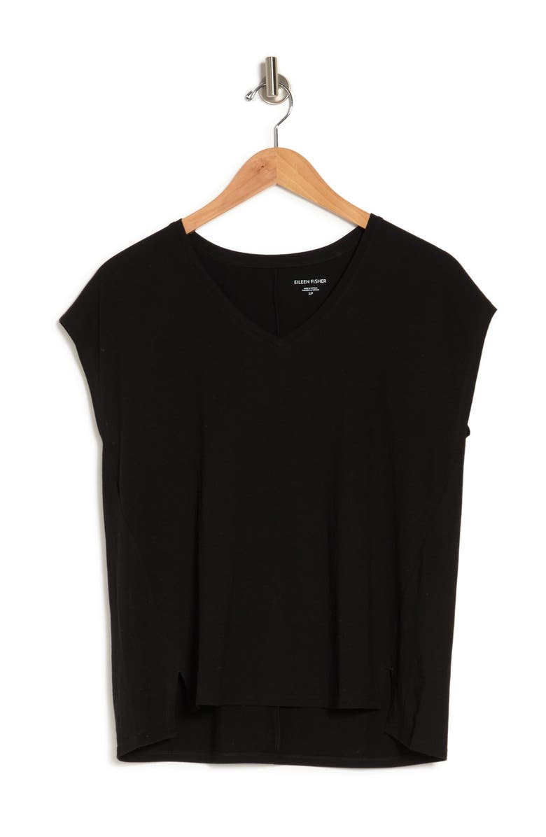 Eileen Fisher RNDNK Top, Alternate, color, 