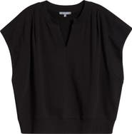 Wit & Wisdom Extended Shoulder Notch Neck Top