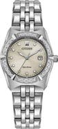 Citizen Corso Diamond Eco-Drive Bracelet Strap Watch, 28mm