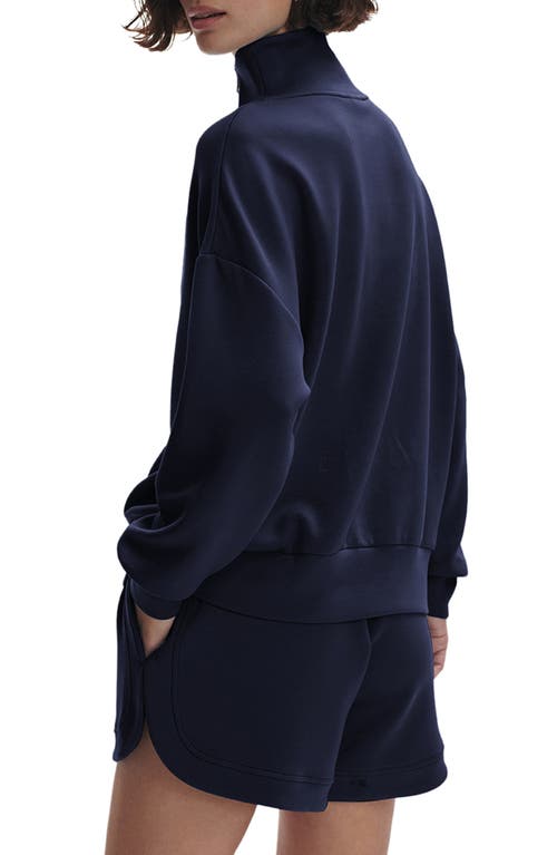 Varley Catherine Half Zip Sweat In Navy In Navy