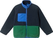 Andy & Evan Kids' Colorblock Faux Shearling Jacket