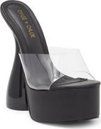 CHASE AND CHLOE Miranda Sculpted Stiletto Platform Sandal