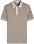 Bugatchi Three Button Cotton Polo