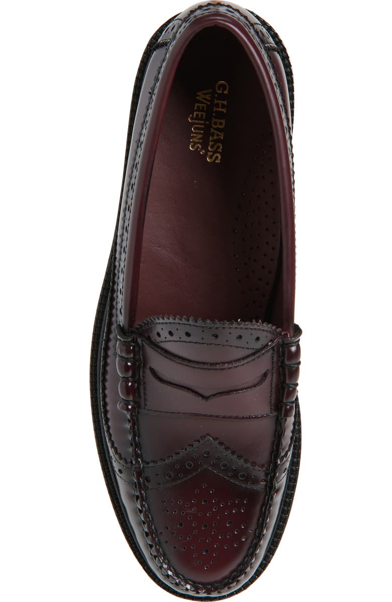 G.H.BASS Larson Wingtip Loafer, Alternate, color, Wine