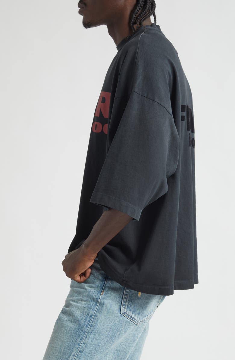 Fear of God Fear Is Gone Relaxed Graphic T-Shirt, Alternate, color, Black Black