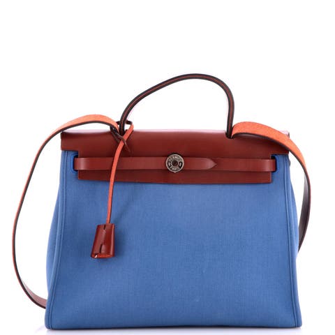 Herbag Zip Leather and Toile 31