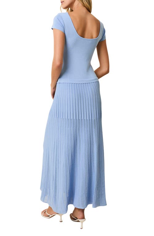 Solid & Striped The Bridget Knit Maxi Dress In Blue