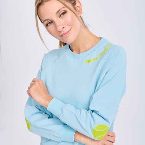 Ame & Lulu Love All Sweatshirt In Blue