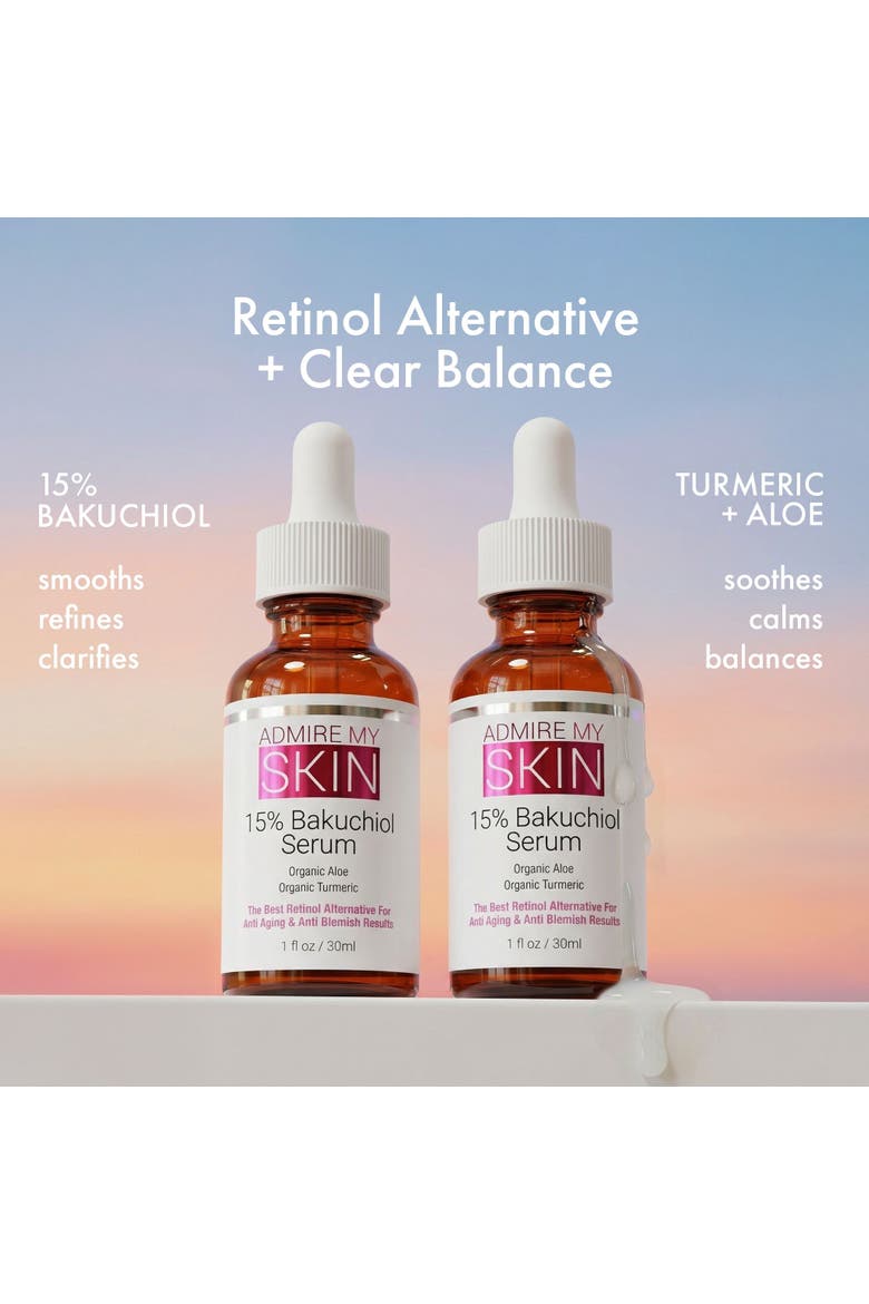 15% Bakuchiol Serum Natural Retinol Alternative, Alternate, color, Clear