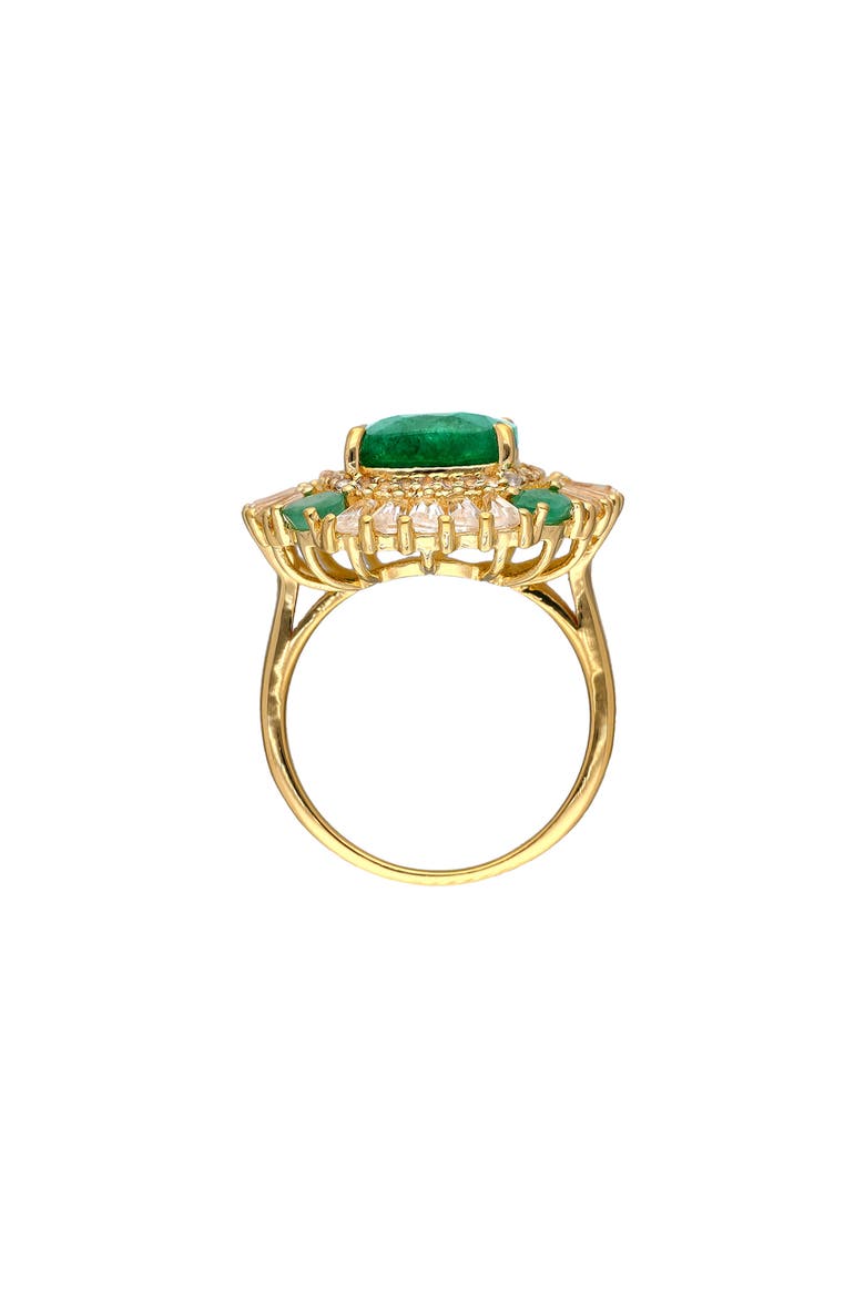 Green Beryl Cocktail Ring, Alternate, color, GREEN