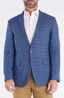 CRICKETEER Check Wool Blend Sport Coat