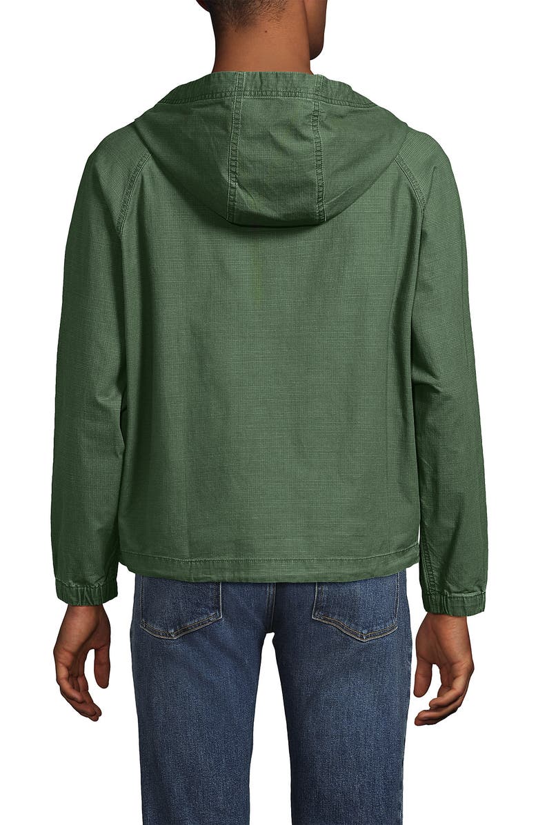 Lands' End Ripstop Anorak, Alternate, color, Estate Green