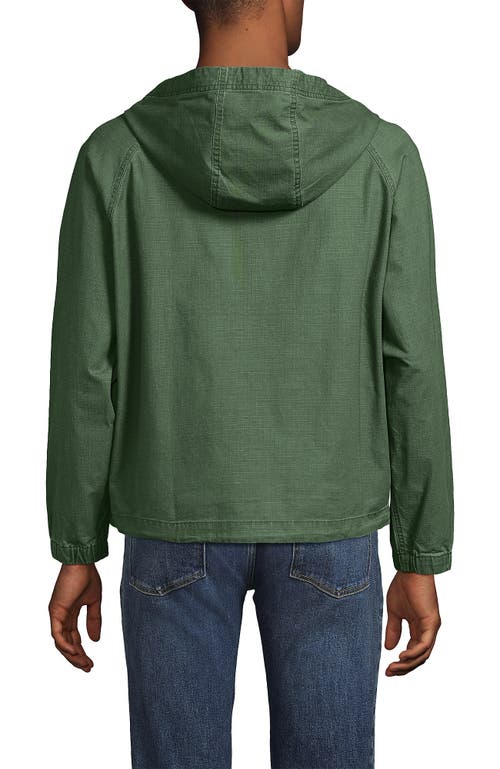 Lands' End Ripstop Anorak In Green