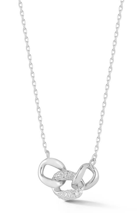 Curb Link Pendant Necklace