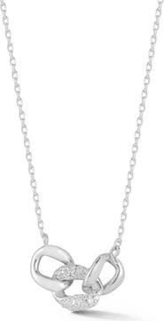 GLAZE JEWELRY Curb Link Pendant Necklace