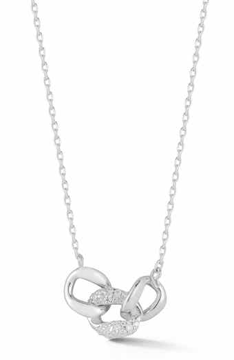 GLAZE JEWELRY Curb Link Pendant Necklace