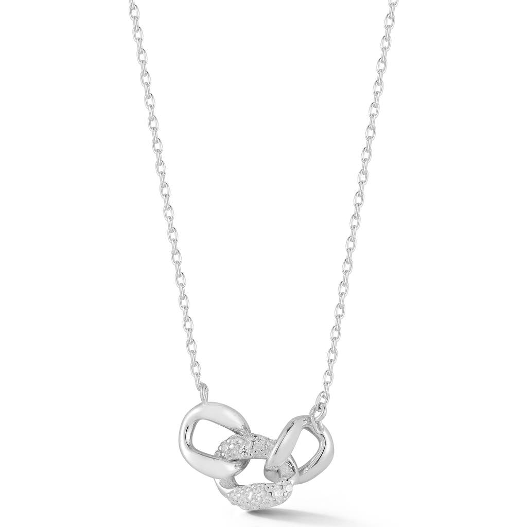 Glaze Jewelry Curb Link Pendant Necklace In Metallic
