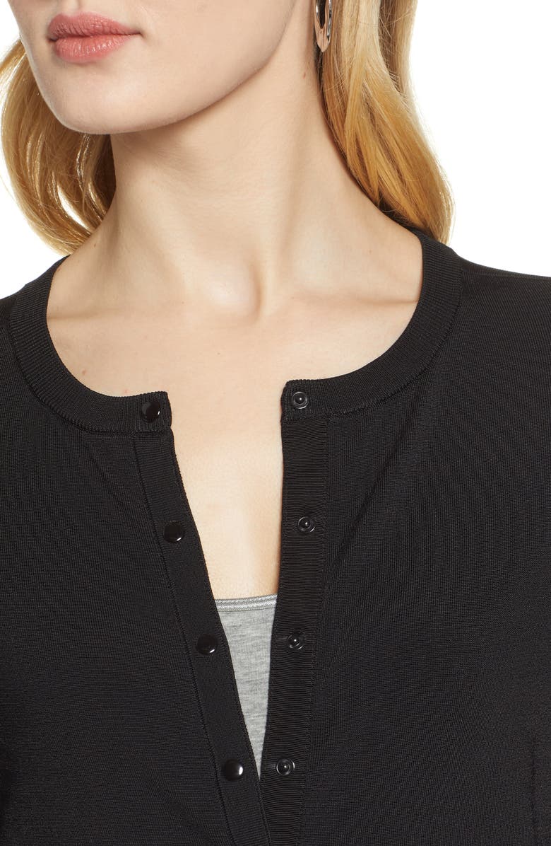 Halogen<sup>®</sup> Snap Front Cardigan, Alternate, color,