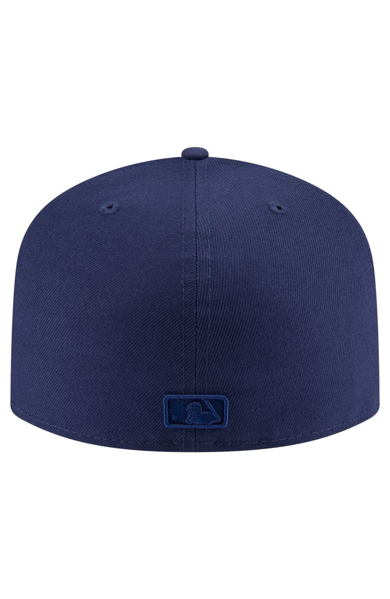New Era Men's New Era Navy Kansas City Royals Color Pack A-Frame 59FIFTY Fitted Hat, Alternate, color, 
