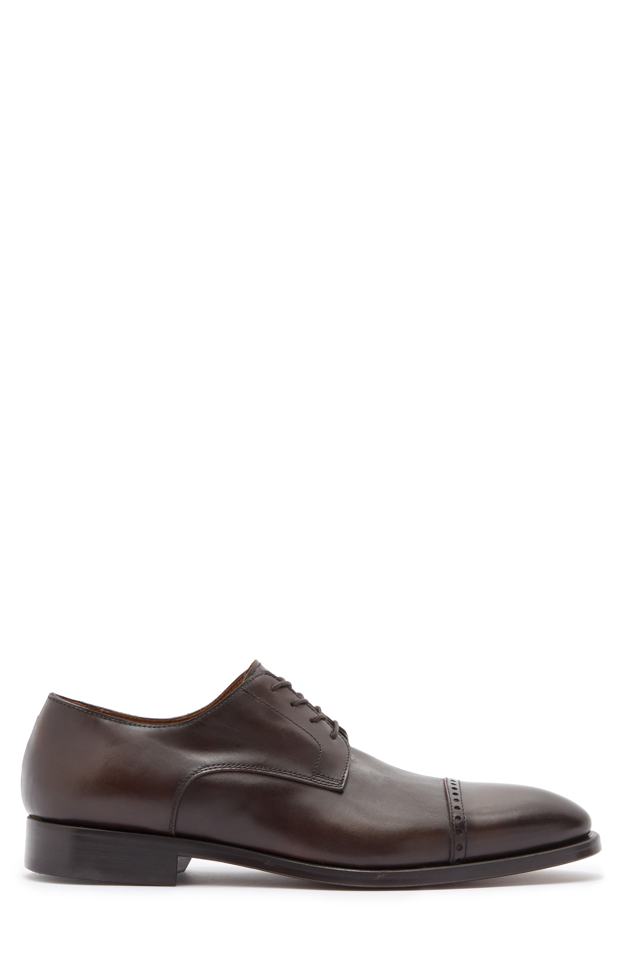 ANTONIO MAURIZI Cap Toe Derby, Alternate, color, Caffe