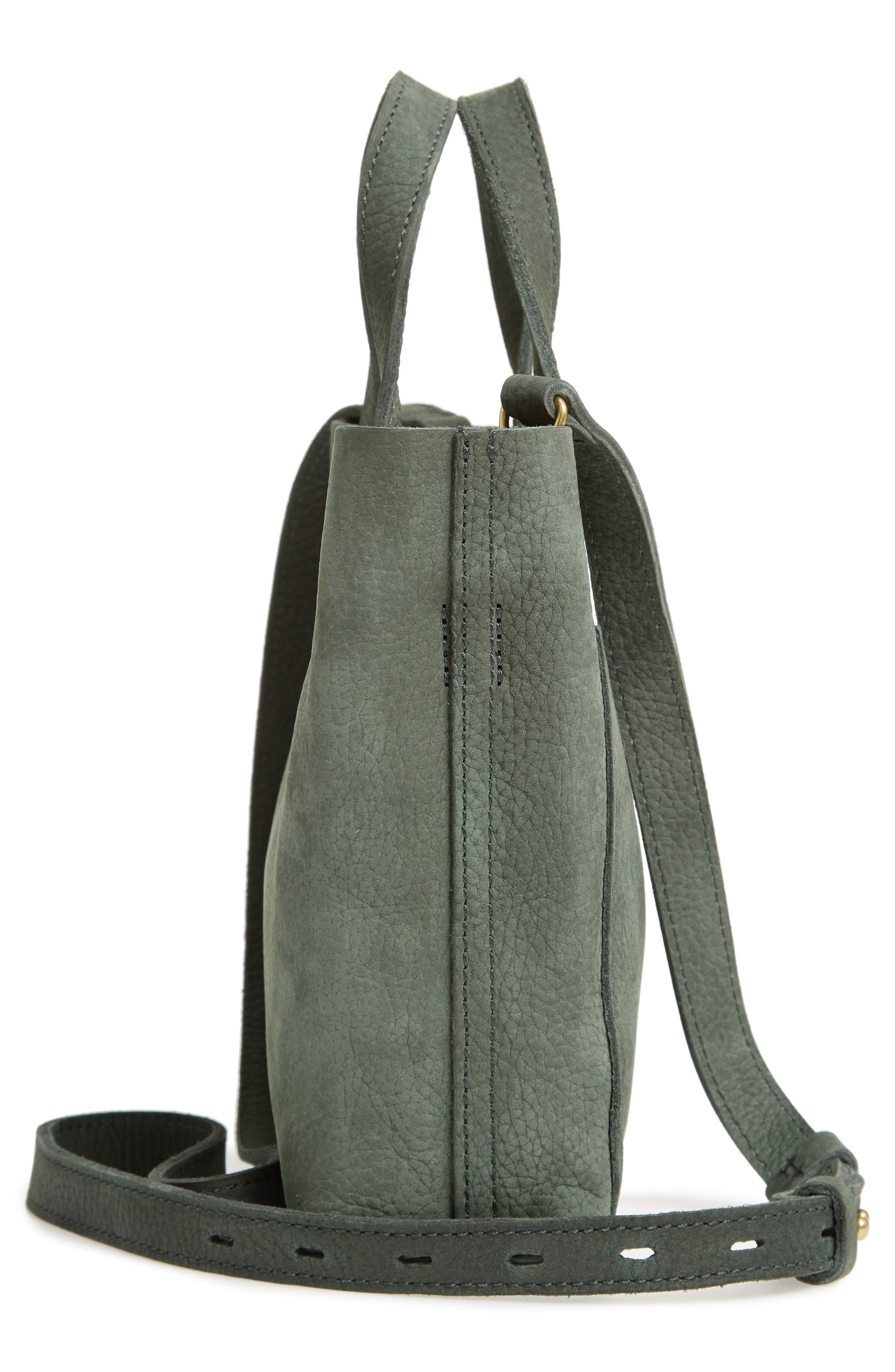 Madewell Small Transport Leather Crossbody, Alternate, color, 