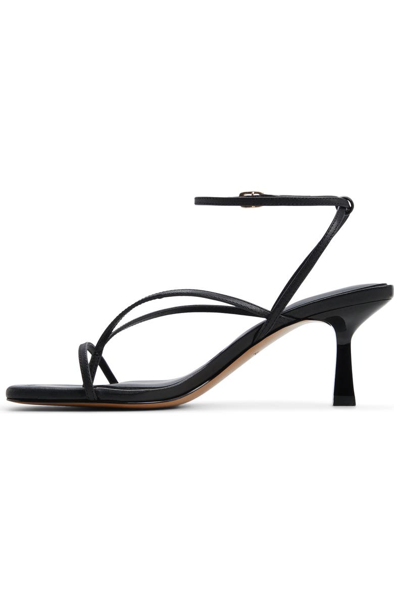 ALDO Dorinda Ankle Strap Sandal, Alternate, color, Black