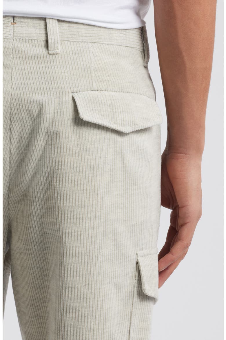 Pagol Cotton & Cashmere Corduroy Cargo Pants, Alternate, color, NATURAL