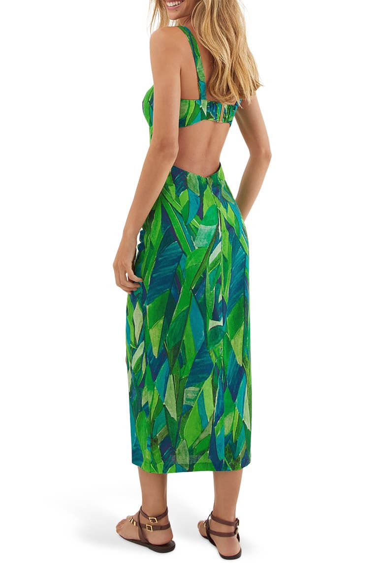 Tropics Mira Cover-Up Dress, Alternate, color, GREEN MULTI