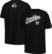 PRO STANDARD Women's Pro Standard Black Brooklyn Nets Script Boyfriend T-Shirt