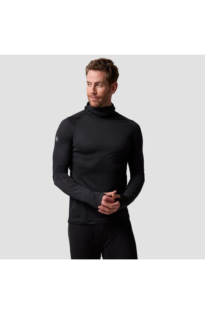 Backcountry Pines Micrrid Ultra-Lt Baselayer Balaclava Top - Men's, Main, color, Black