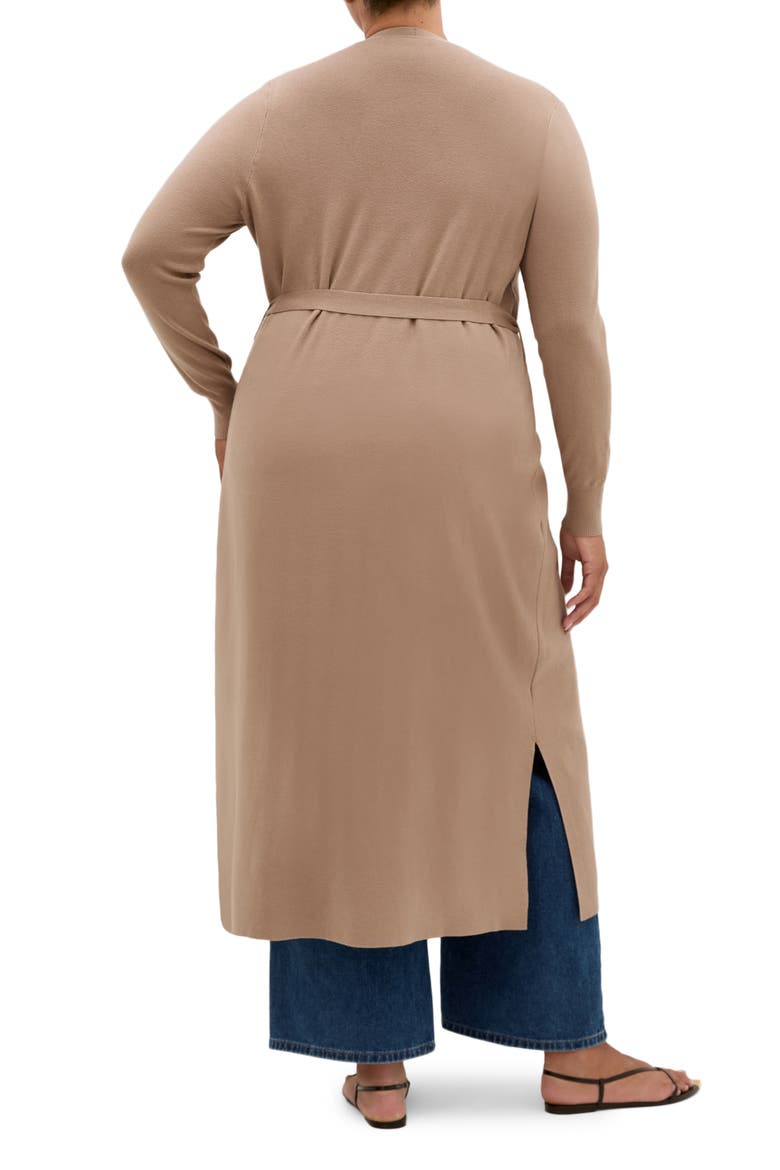 Goldie Longline Cardigan, Main, color, SIMPLY TAUPE