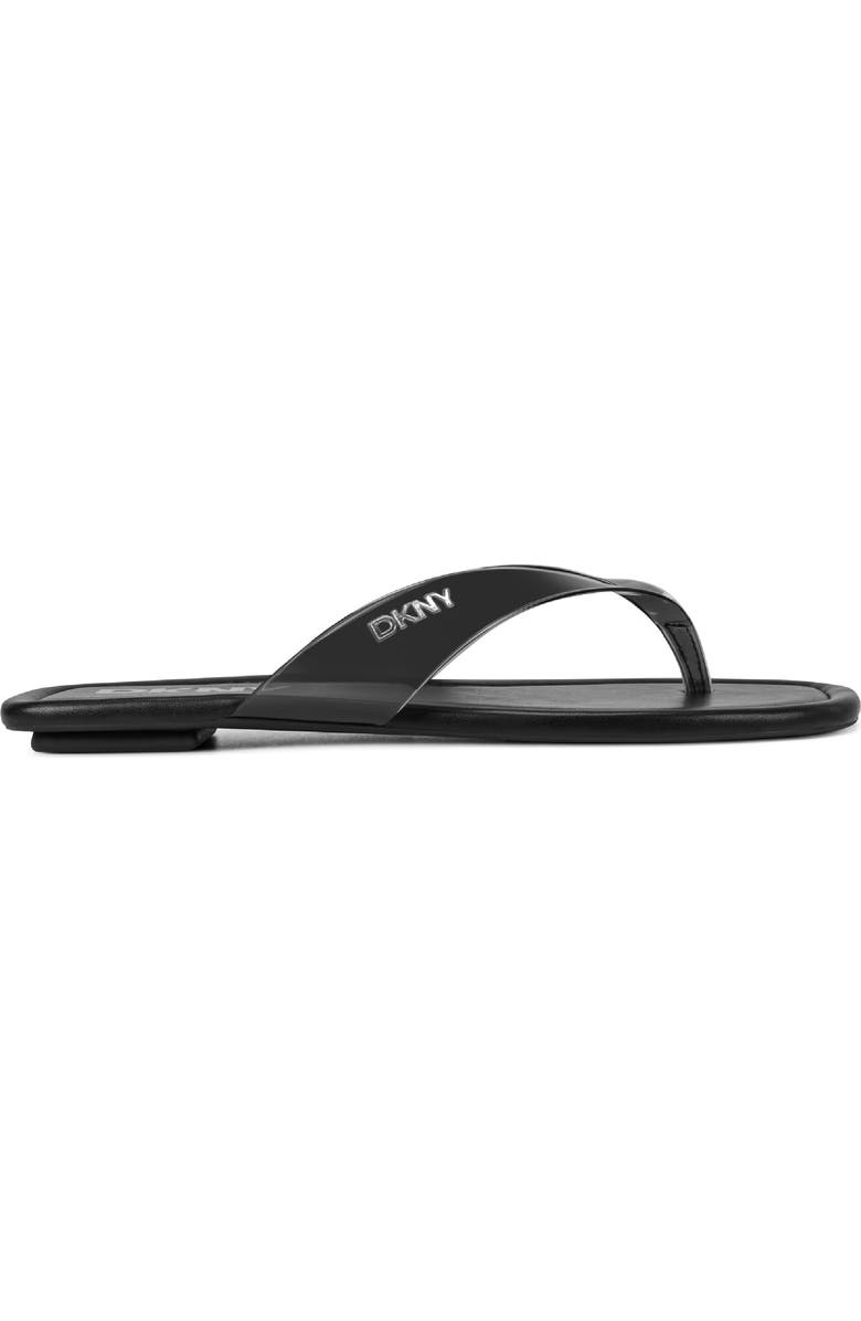 DKNY Hampton Flip Flop, Alternate, color, Black