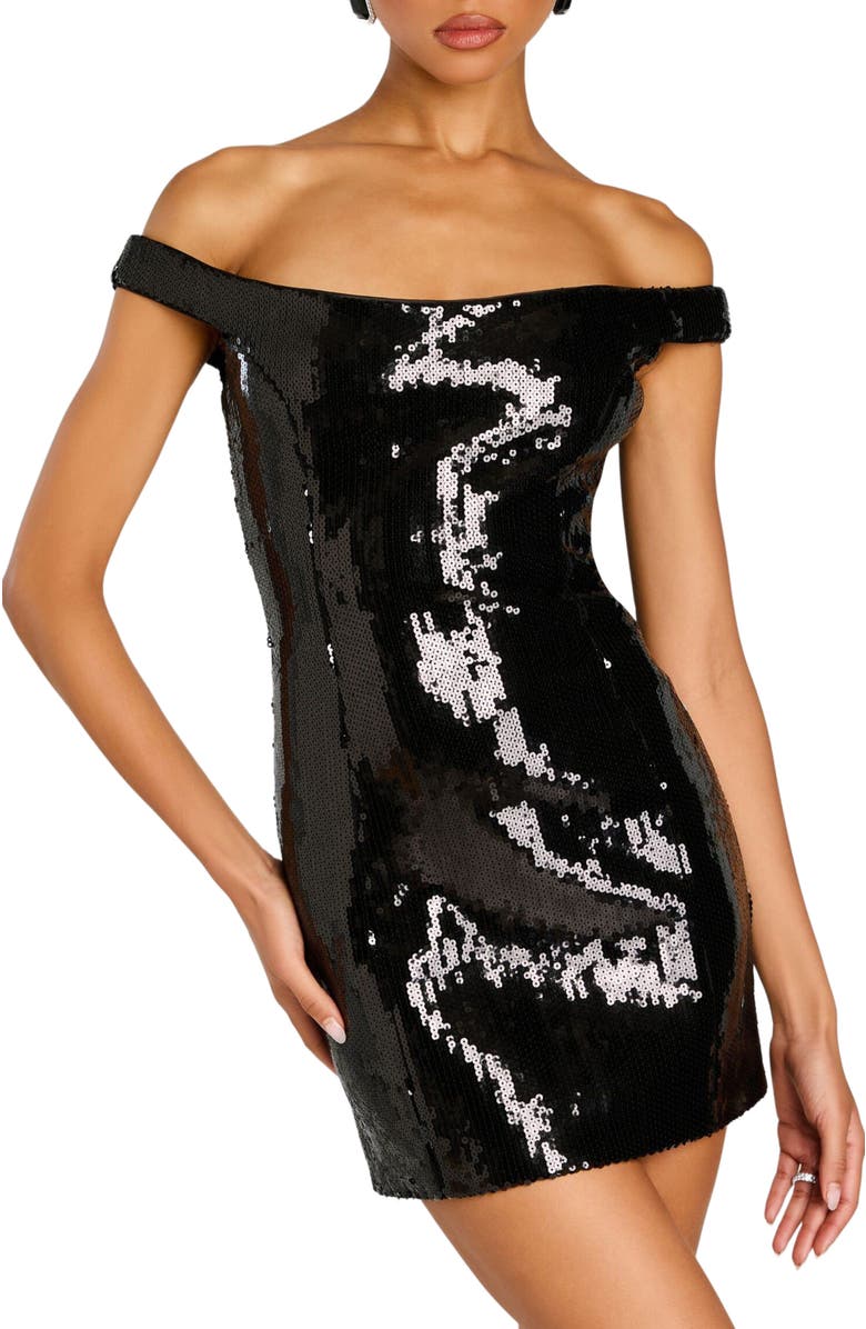 Retrofête Dannie Sequin Dress, Alternate, color, 