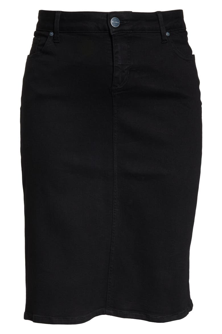 Denim Skirt, Alternate, color, RIKKI