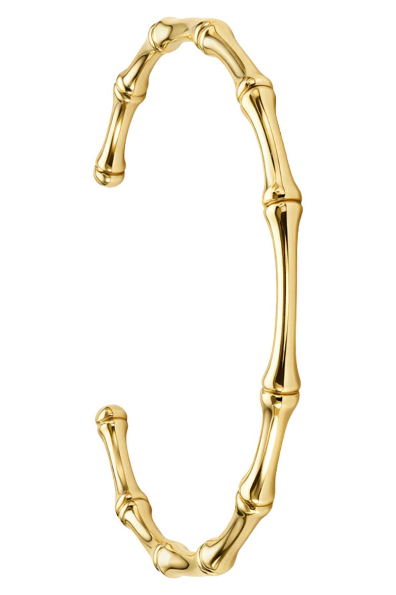 Bamboo Cuff Bracelet, Alternate, color, GOLD