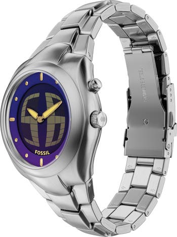 Fossil Archival Big Tic® Anadigi Bracelet Watch, 40mm | Nordstrom