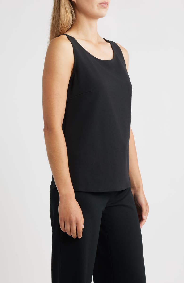 Ming Wang Heritage Fit Deco Stretch Crepe Tank Top, Alternate, color, 