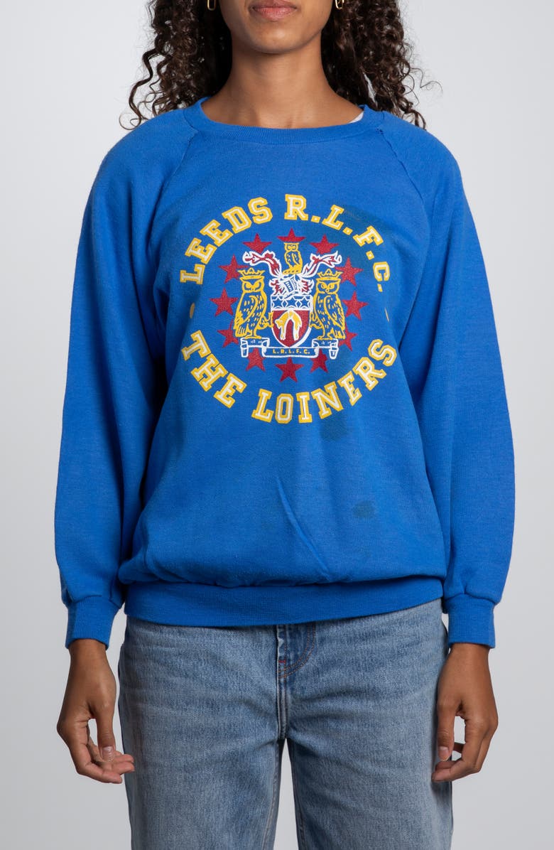 Elwood Vintage Leeds RLFC Sweatshirt, Main, color, Blue
