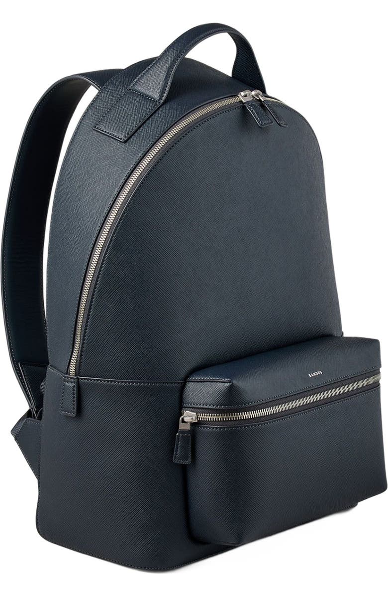 SANDRO Sustainable leather backpack, Alternate, color,