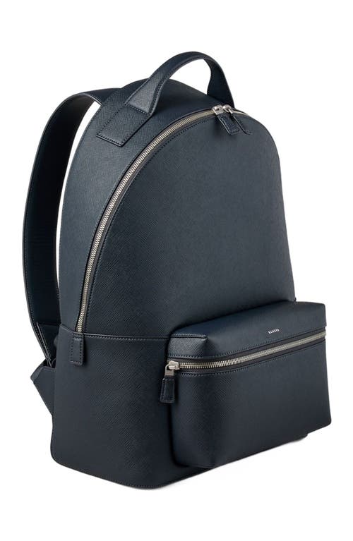 Sandro Reconstituted Leather Rucksack In Fonte