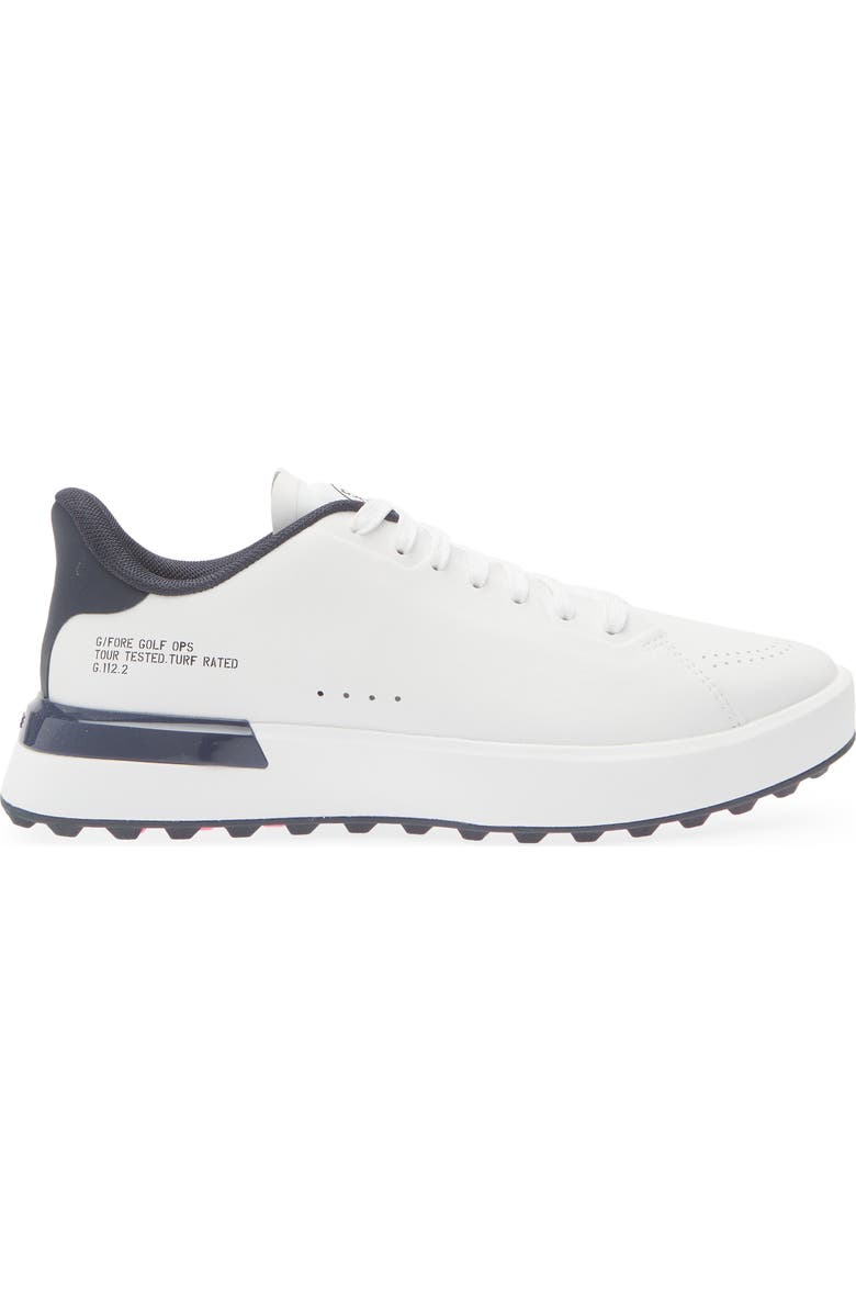 G/FORE G.112 Kiltie Golf Shoe, Alternate, color, Snow/ Twilight