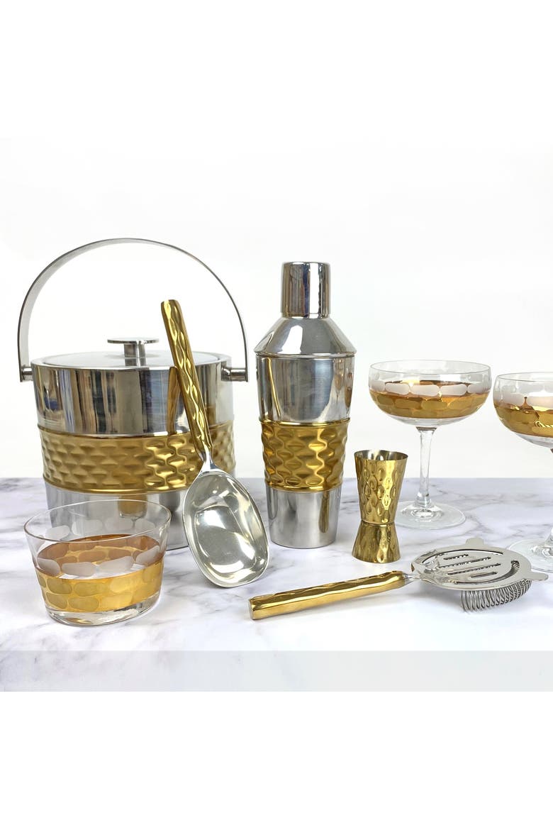 Truro Gold Glass Small Bowl, Alternate, color, clear/gold