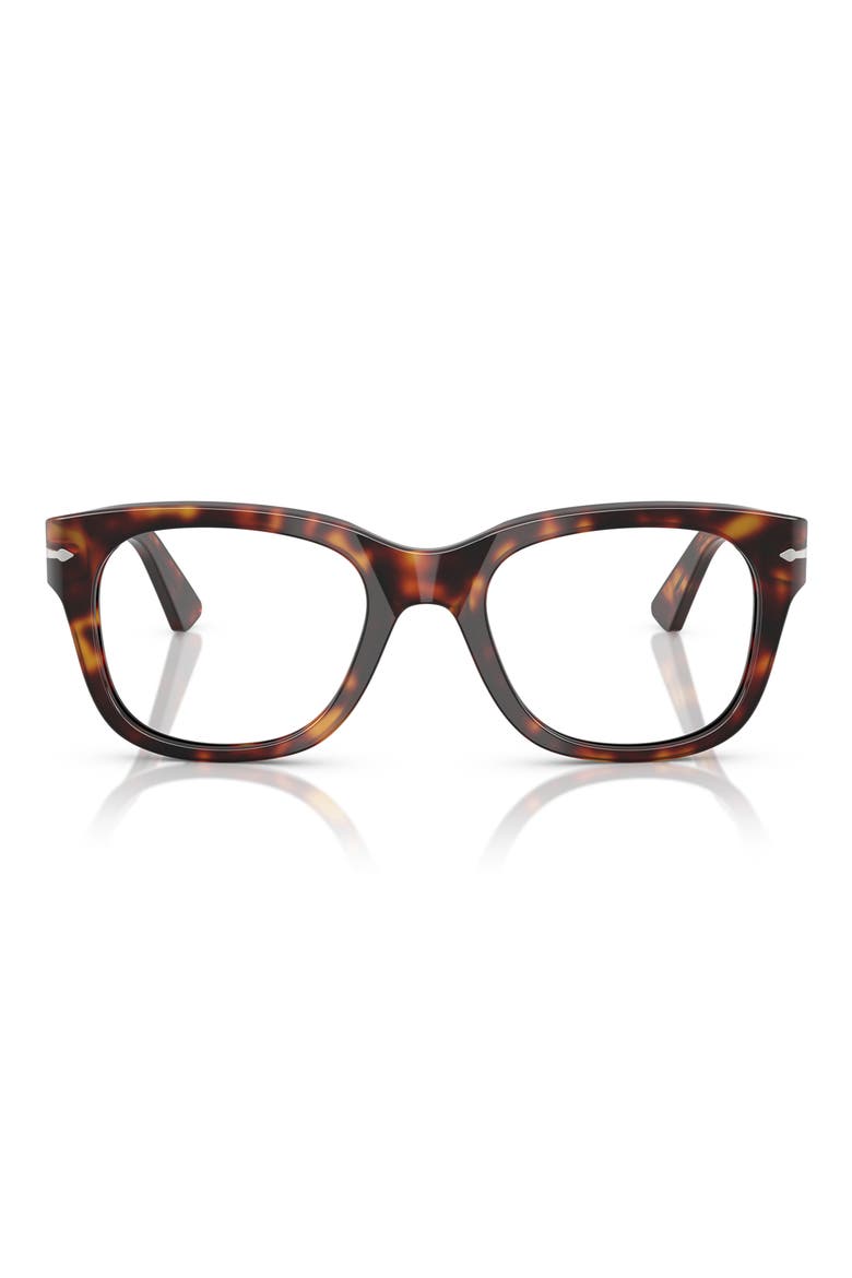 53mm Square optical glasses, Main, color, HAVANA/ DEMO LENS
