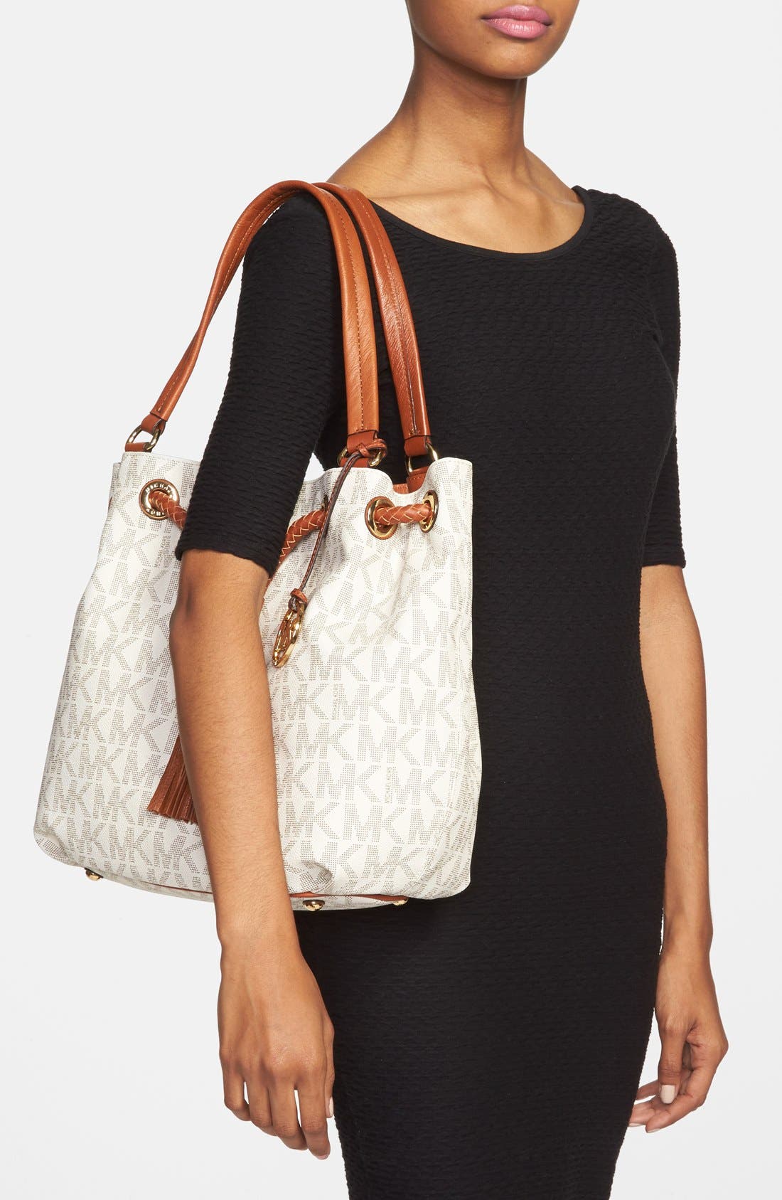 MICHAEL Michael Kors 'Large' Gathered Tote, Alternate, color, 