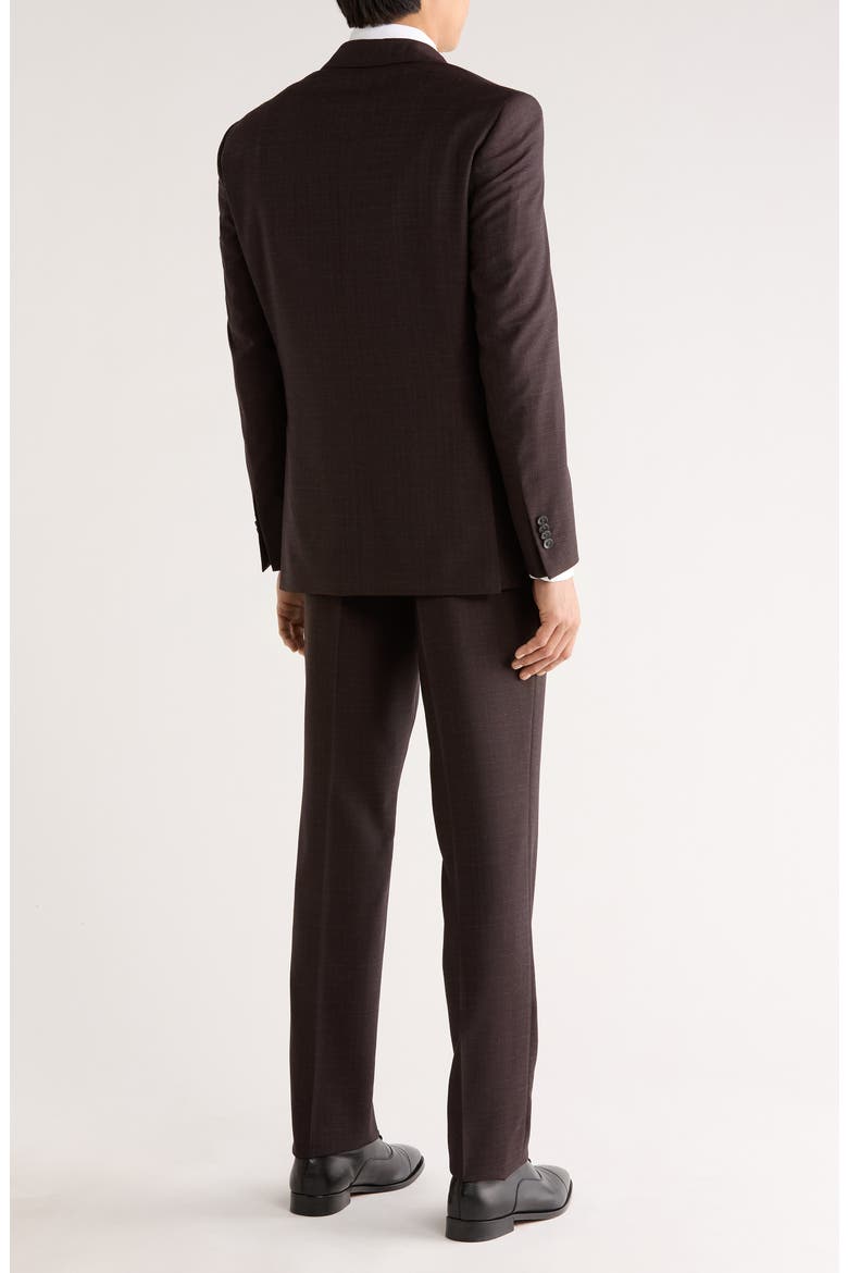 Expo Wool Suit, Alternate, color, BURGUNDY